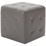 vidaXL Tabure 2 kom sivi 30 x 30 x 30 cm od umjetne kože | shoptok.hr