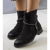 D/CEO Black wedge heeled boots Etylioo | ePonuda.com