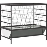 Hranilica za stoku Srebrno 100 x 60 x 90 cm Cinkani čelik | Eponuda.com