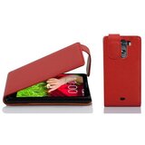 Cadorabo Ohišje, združljivo z LG G2 MINI v rdeče sladkorno jabolko - Zaščitni ovitek v obliki flipa iz teksturiranega umetnega usnja, (20562101) | Shoptok.si
