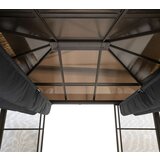  Sojag aluminijski paviljon Castel s limenim krovom i komarnicima - 297x362x283cm | shoptok.hr