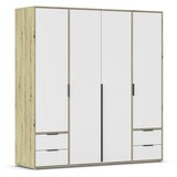 Boxxx OMARA S KLASIČNIMI VRATI, bela, hrast artisan | Shoptok.si