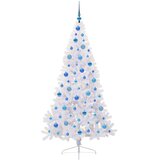  Umjetno božićno drvce s stalakom Bijelo 180 cm PVC i čelik | shoptok.hr