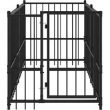  Kavez za pse crni 193,5 x 97 x 100 cm čelični | Eponuda.ba