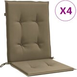  Jastuci za stolice 2 kom prošarano smeđesivi 100x50x4cm tkanina | shoptok.hr