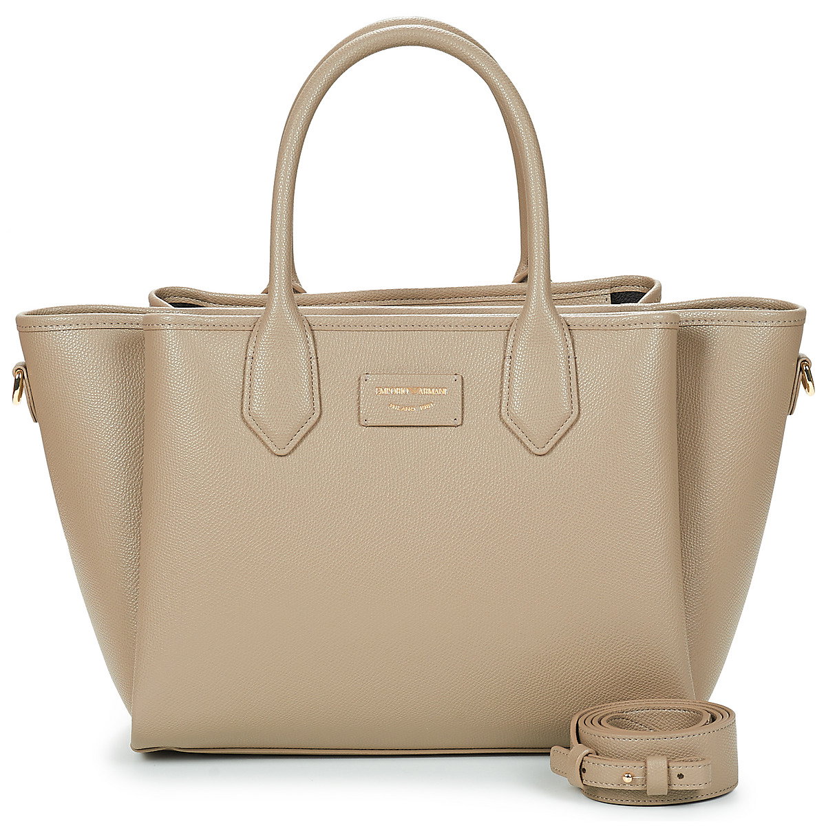Emporio Armani Ročne torbice DOUBLE SIDE LASER CUT Bež Cene