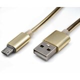 USB metalni kabl mikro 1m MAB-K010 gold ( 101-34 ) Cene