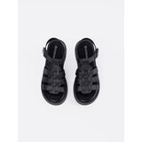 GOODIN Black leather platform sandals | Shoptok.si