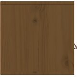  Zidni ormarić boja meda 60 x 30 x 30 cm od masivne borovine | shoptok.hr