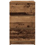  Noćni ormarić s 3 ladice staro drvo 39x35x65 cm | shoptok.hr