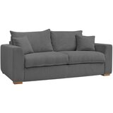 Bobochic Paris Siva raztegljiva sedežna garnitura iz rebrastega žameta 225 cm Augustin – | Shoptok.si