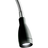 Searchlight Flexi Wall LED nastavljiva stenska svetilka LED bralna svetilka črne barve, (22100539) | Shoptok.si