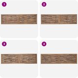  Uzglavlje Zidne Prirodna 200 cm Čvrsto teak drvo | shoptok.hr