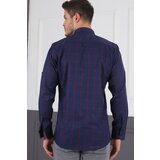 Dewberry G719 MEN'S SHIRT-NAVY-BURGUNDY | shoptok.hr