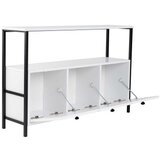 Hanah home Bela stranska mizica v mat dekorju 29,5x120 cm Solace – | Shoptok.si