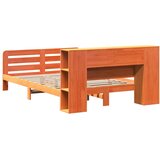  Okvir kreveta bez madraca voštano smeđi 140x190 cm od borovine | shoptok.hr