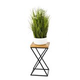  Stalak za cveće LOFT 40x24 cm crna/smeđa | Eponuda.com