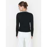Trendyol Pulover črna / bela | Shoptok.si