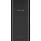Canyon PB-2001 Power bank 20000mAh Li-poly battery, Input 5V2A , Output 5V2.1A(Max), 144*69*28.5mm, 0.440Kg, Black ( CNE-CPB2001B ) Cene