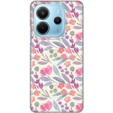  Torbica Silikonska Print za Xiaomi Redmi Note 14 4G Watercolor Flower Cene