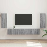  Set TV komoda 4 kom. Umjetnički hrast Konstruirano drvo | shoptok.hr