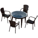 Olimp Sport Baštenska garnitura Royal fi 110 crna | ePonuda.com