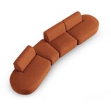 Milo Casa Sofa od šenila boja terakote s lijevim kutom 428 cm Paolo – | shoptok.hr