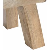  Klupa 40 x 30 x 45 cm Prava koža Smeđa i bijela | shoptok.hr