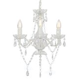  Luster s perlama bijeli okrugli 3 x E14 Cijene