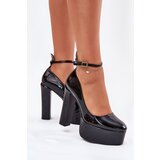 Boto Lacquered High Heel And Platform Pumps Black Nianka | ePonuda.com