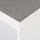  Barski stol s policom bijeli 110 x 50 x 103 cm | Eponuda.com