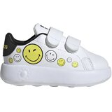 Adidas patike za bebe Advantage Smiley, Bele