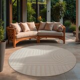 Lesnina XXXL PREPROGA ZA ZUNANJO UPORABO Berlin 150 cm tkano krem barve | Shoptok.si