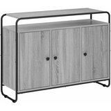  Komoda Siva Sonoma 102 x 35 x 75 cm Konstruirano drvo - Siva Sonoma 102 x 35 x 75 cm | shoptok.hr