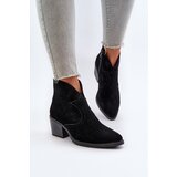 S. BARSKI Suede Cowboy Boots with Zip D&A | Shoptok.si