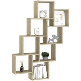  Kockaste zidne police boja hrasta 90x15x119cm konstruirano drvo | shoptok.hr