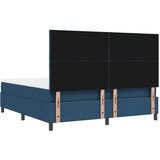  Krevet s opruga kutije s uzglavljem Plava 180 x 200 cm tkanina | shoptok.hr