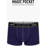 Atlantic Man Boxers Magic Pocket - blue Cene