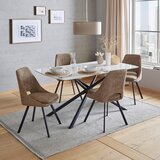 MID.YOU STOL, les, kovina, tekstil rjava | Shoptok.si