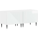 TV ormar Bijela visokog sjaja Konstruirano drvo | shoptok.hr