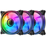 LC-Power Set ventilatora LC-CF-120-ARGB-KIT-B, 3 × 120 mm ARGB fan, Crni | Eponuda.ba