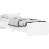 The Living Store Posteljni okvir bel 75x190 cm inženirski les - Posteljni Okvir, (21453886) | Shoptok.si