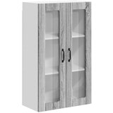 vidaXL Stenska kuhinjska omarica z vrati Siva Sonoma 60 x 31 x 100 cm, (5000131677) Cene