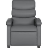  Naslonjač sivi, umjetna koža | shoptok.hr