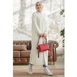 InStyle Jolie Knitted Pattern Knitwear Long Cardigan - White | shoptok.hr