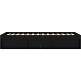 vidaXL Okvir kreveta crni 90 x 200 cm | shoptok.hr