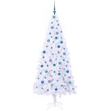  Umjetno božićno drvce s stalakom Bijelo 210 cm PVC i čelik | shoptok.hr