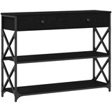  Konferenčna miza Črna Oreh 100x28x75 cm Inženirski les in Jeklo, (22008765) | Shoptok.si