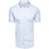 DStreet Koszula męska z krótkim rękawem błękitna | Shoptok.si