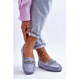 Boto marka niezdefiniowana Women's Classic Suede Loafers Blue Corinell | Shoptok.si